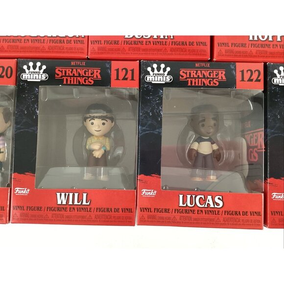 Stranger Things Funko Minis Netflix Vinyl Figures Season 4 Complete Set of 9 New - Picture 10 of 16